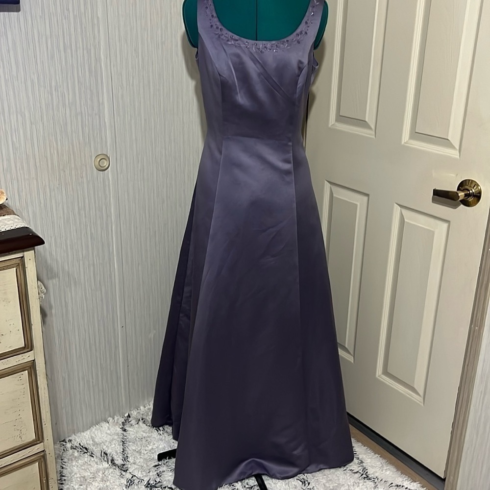 Satin Bodice  Lavender Ball Gown Size10